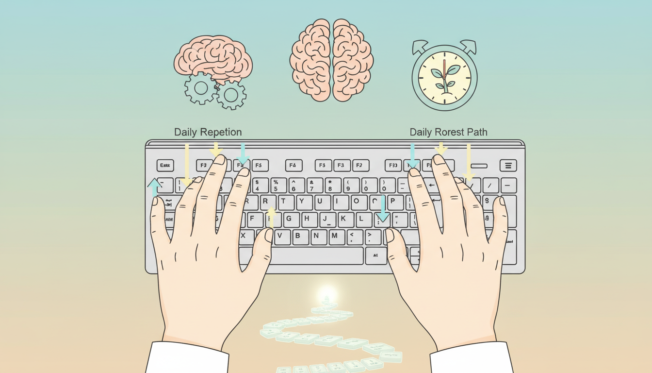 正しい指の置き方を覚えて毎日少しずつ繰り返すのが一番の近道!